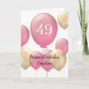 Search for 49th birthday cards Pink