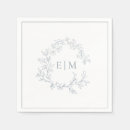 Search for dusty blue paper napkins Calligraphy