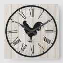 Search for french country clocks Rooster