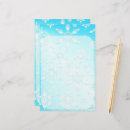 Search for snowflake stationery paper Cold
