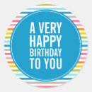 Search for happy birthday stickers Rainbow