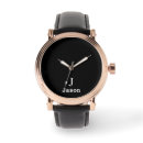 Search for initial watches Black and white