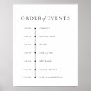 Search for order of events wedding programs Minimalist