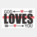 Search for god loves you stickers Church