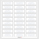 Search for coastal return address labels Minimalist