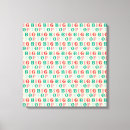 Search for pink and teal canvas prints Retro