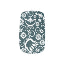 Search for navy blue and white nail art Stylish