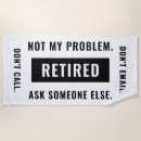 Search for retired beach towels Humor