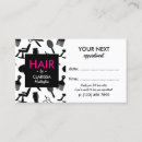 Search for hair stylist appointment cards Barbershop