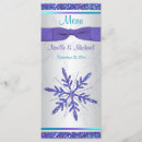 Search for purple and silver menus Glitter