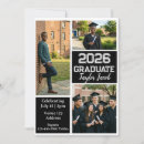 Search for multiple photo graduation invitations Minimalist