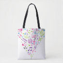 Search for music tote bags Silhouette