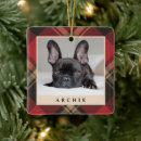 Search for black dog ornaments Plaid