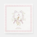 Search for pink gingham napkins Girl