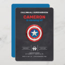 Search for chalkboard invitations Captain america