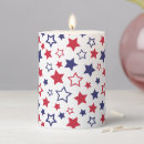 Search for red white blue candles 4th of july