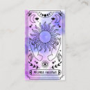 Search for psychic medium business cards Celestial