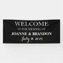 Search for bride and groom name banners Minimalist
