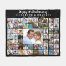 Search for wedding anniversary blankets Photo collage