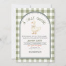 Search for mother goose invitations Gingham