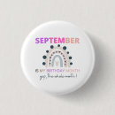 Search for birthday month buttons Rainbow