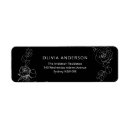 Search for gothic return address labels Bridal shower