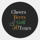 Search for cheers and beers stickers Black and gold