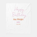 Search for happy birthday blankets Calligraphy typography elegant