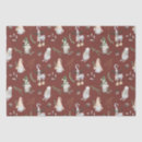 Search for gnomes tissue paper Red
