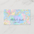 Search for iridescent business cards Holographic