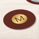Search for faux leather coasters Monogrammed