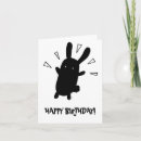 Search for bunny birthday cards Black