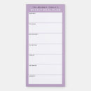 Search for magnetic fridge note pad notepads Purple