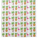 Search for flamingo shower curtains Tropical