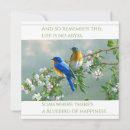 Search for bluebird of happiness cards Thinking of you