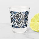 Search for greek shot glasses Blue white