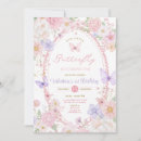 Search for butterfly birthday invitations Gold glitter
