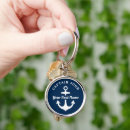 Search for anchor keychains Navy blue