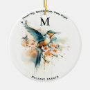 Search for hummingbird ornaments Blue