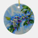 Search for blueberry ornaments Watercolor