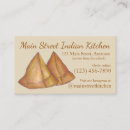 Search for indian food business cards Restaurant