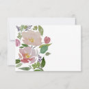 Search for blank floral note cards Watercolor