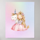 Search for rainbow unicorn posters Watercolor