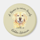 Search for golden retriever magnets Watercolor