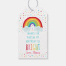 Search for rainbow gift tags Girl birthday