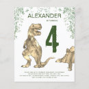 Search for boys 6th birthday invitations Dino party