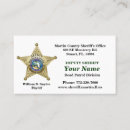 Search for police badge business cards Sheriff