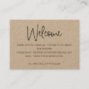 Search for welcome place cards Out of town guests