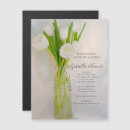 Search for tulip wedding invitations White tulips