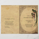 Search for parchment paper wedding programs Vintage